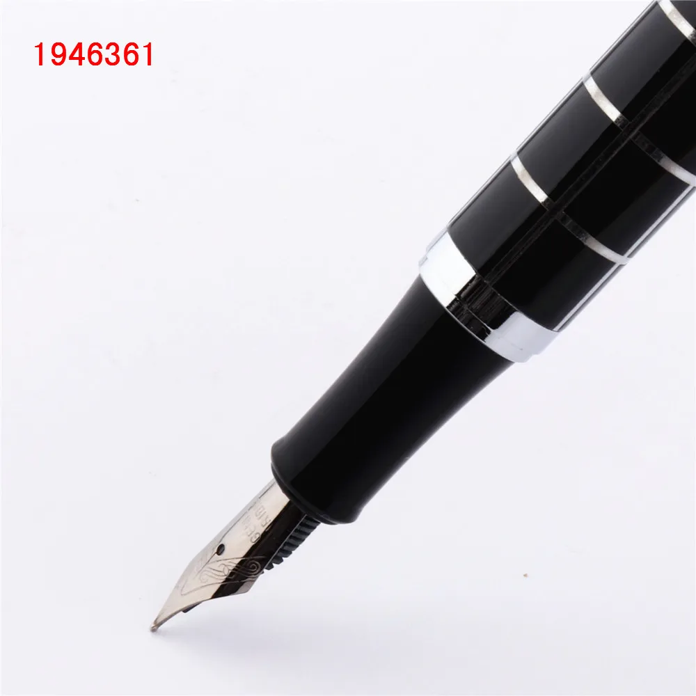 Ручка перьевая черная с квадратным пером серебро 819 пробы|fountain pen|quality fountain pensnib pen |