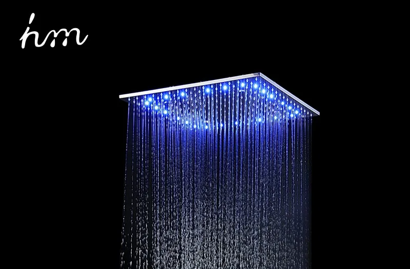 Hm 20 '' Многофункциональная светодиодная насадка для душа Rain Rain& SPA Mist Massage Light Shower