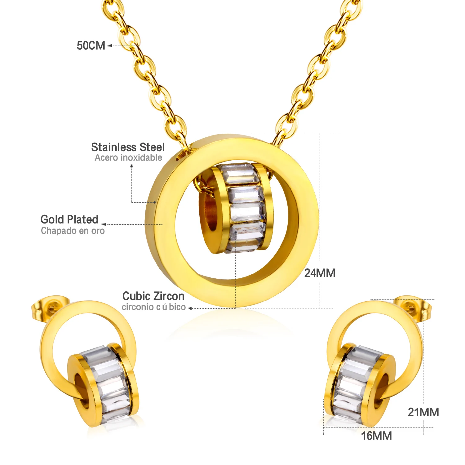 LUXUSTEE Jewelry наборы из нержавеющей стали выемчатый кулон с подвеской кулон с плавающей Шарм Черный Кристалл для Для женщин комплект из сережек и ожерелья