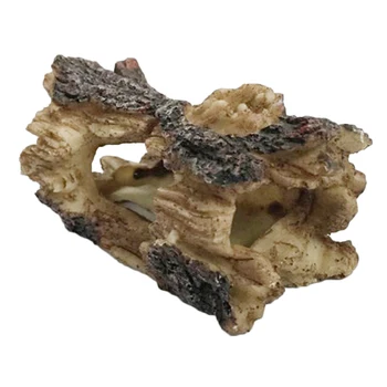 

New Qualified Hollow Tree Log Fish Tank Aquarium Fountain Ornament Simulation Decoration
