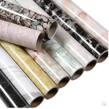 Толстый мраморный узор восстановленные наклейки ПВХ Самоклеящиеся обои кухня столешница декоративная водостойкая стена