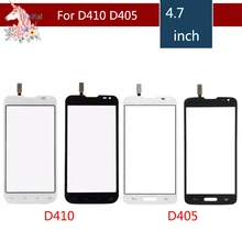 10pcs/lot High Quality For LG L90 D405 D405N and L90 Dual D410 Touch Screen Digitizer Sensor Outer Glass Lens Panel Replacement aod405 d405 pnpmos to 252