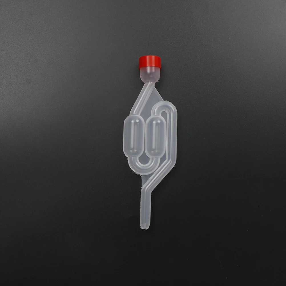 

Exhaust One-way Home Brew Wine Fermentation Airlock Home Brew Air Lock Check Valve Water Sealed Valves Plastic Air Lock