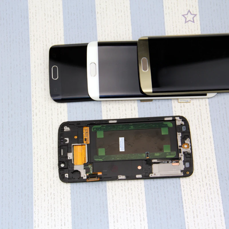 Новинка для Samsung Galaxy S6 Edge LCD G925 G925F SM-G925F дисплей сенсорный экран дигитайзер сборка