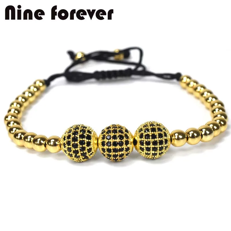 Ювелирные украшения Nine forever подвески в виде короны для мужчин пара браслетов