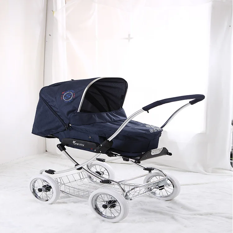 Детская коляска Isabel style royal high visoir корзина для новорождённых 2 в 1 амортизирующая