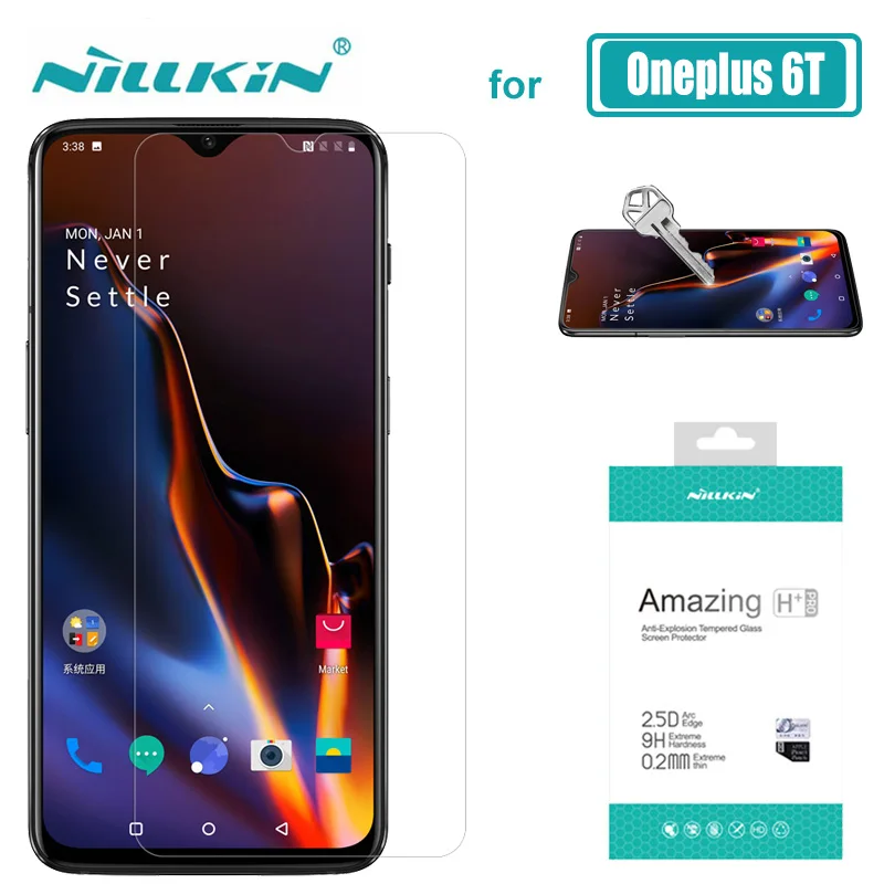 Для Oneplus 7T 7 6T 6 стекло Nillkin H + Pro закаленное Защита экрана для One Plus 5T Nilkin пленка|tempered