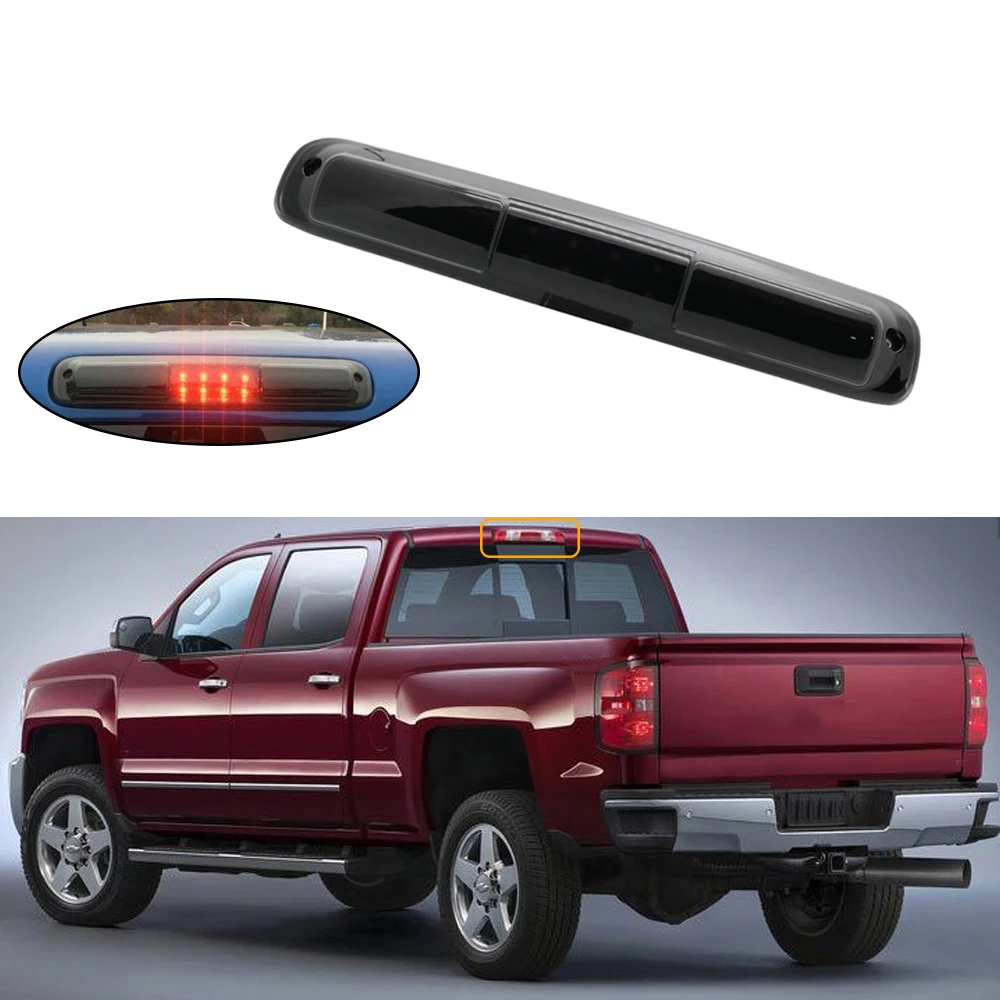 Third Brake Lamp LED Light Car Break Lamp Bulb For Silverado 1500 2500 1999-2006 Warning Light Lamp Red Car Auto Car-styling (5)