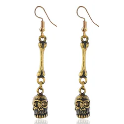 2019 New Arrival Brinco The Sell Like Hot Cakes Restoring Ancient Ways Is Exaggerated Personality Alloy Skull Bone Earrings 2019 New Arrival Brinco The Sell Like Hot Cakes Restoring Ancient Ways Is Exaggerated Personality Alloy Skull Bone Earrings