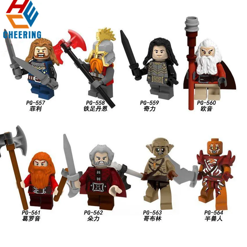 

PG8183 Single Sale Building Blocks Lord of the Rings Action Philip Figures Iron foot Dan Model Kellett For Children Toys Gifts