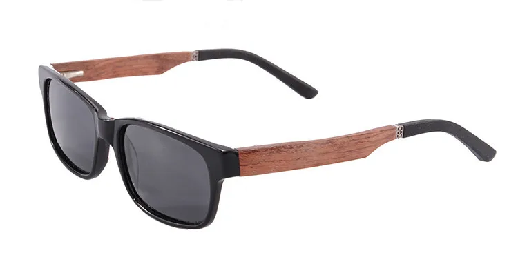 Стиль, клевые Солнцезащитные очки Мужские брендовые дизайнерские уличные солнечные очки деревянная дужка очков UV400Protection ZF114