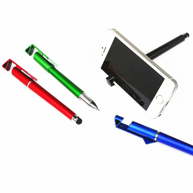 3 in 1 Multi function Cellphone Holder Stand Stylus Touch
