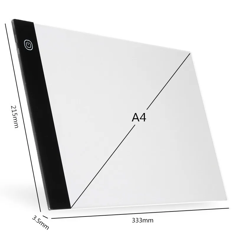 LED Light Pad A4 Drawing Tablet Graphic Writing Digital Tracer Copy Pad  Board for Diamond Painting Sketch Dropshipping Wholesale