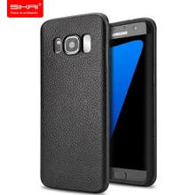 Sikai Имитация крокодиловой Мягкие TPU кожаный чехол для Samsung Galaxy S8 чехол сзади В виде ракушки кожи для Samsung S8 плюс чехол для телефона