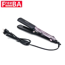 Керамический гофрированный утюжок для волос Профессиональный волновой гофрированный плоский утюжок электрический щипцы для завивки широкий выпрямитель для волос Красота волос Утюг