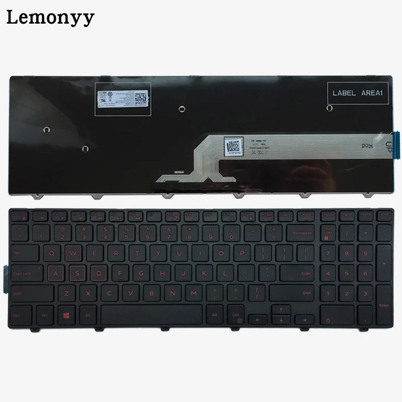 

NEW US laptop Keyboard FOR DELL PK1313G2A00 V147225AS V147225AS1 0JYP58 490.00H07.0D1D NSK-LR0SW 1D 01 English keyboard