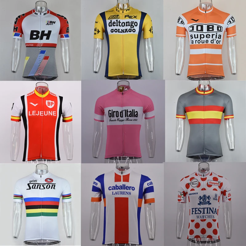 2018 Multi Styles Colors Retro pro Team Cycling Jersey Customized Road