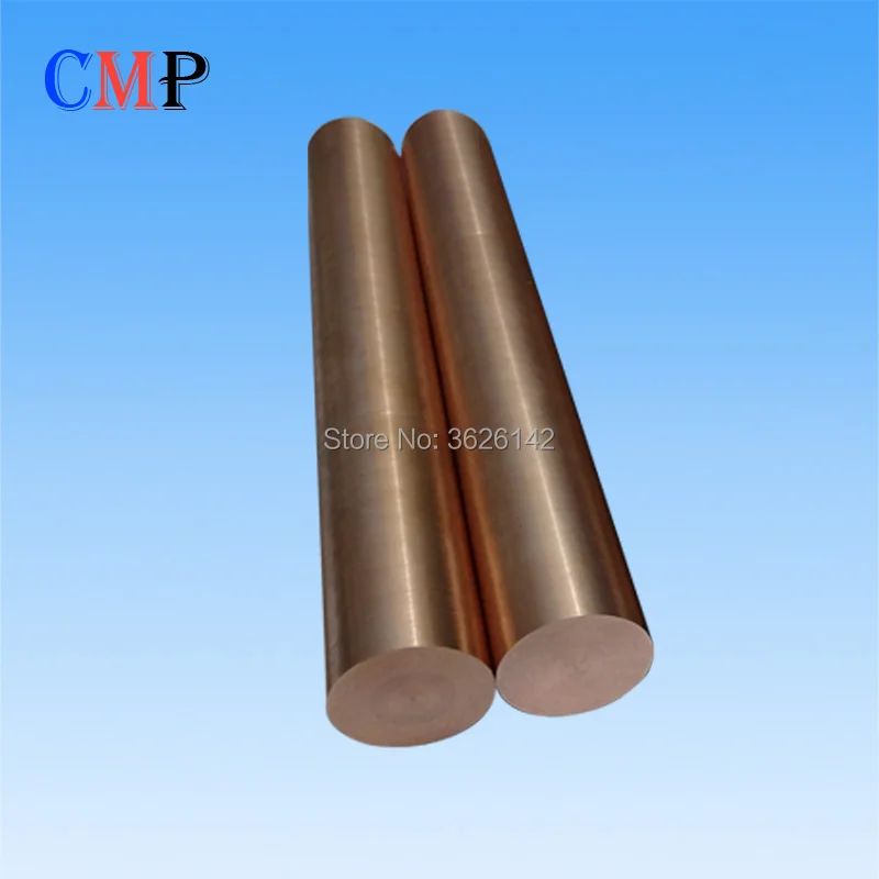 Copper Tungsten Round CuW75 Dia. 50x155mm Tungsten Copper Rod Copper Tungsten Alloy EDM