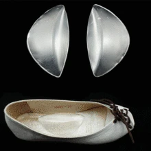 1 пар/лот, прозрачные силиконовые гелевые стельки для поддержки стопы, стельки для обуви, клиновидные подушечки, облегчающие боль, стельки для плоскостопия 673181