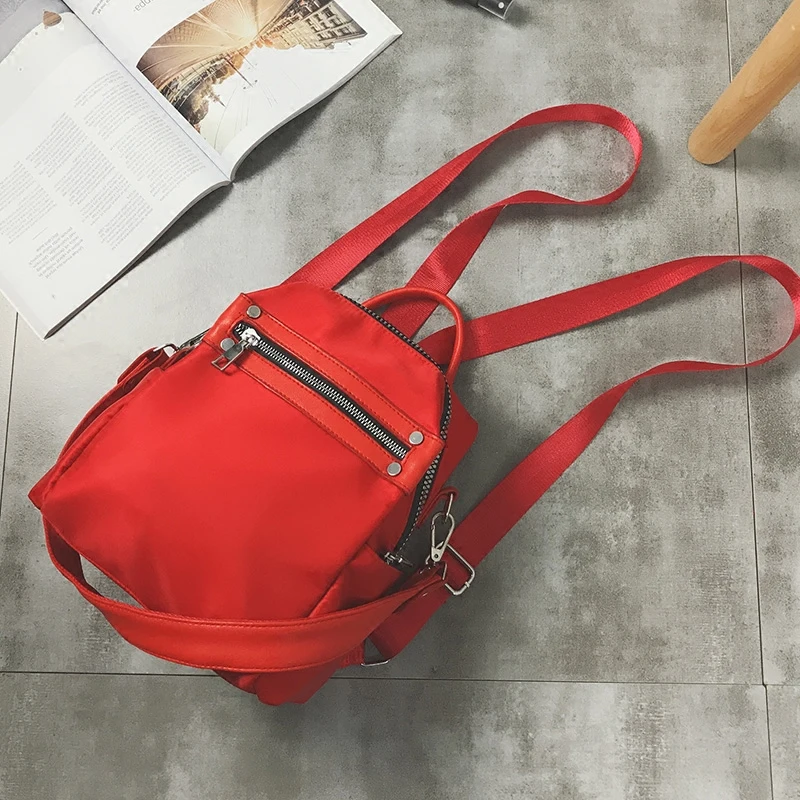 2018 Mochilas de nailon resistentes al agua sólidas para mujer mochila escolar mochila para niñas bolsa de viaje de moda Bolsas Mochilas saco A Dos B 2018 Mochilas de nailon resistentes al agua sólidas para mujer mochila escolar mochila para niñas bolsa de viaje de moda Bolsas Mochilas saco A Dos B