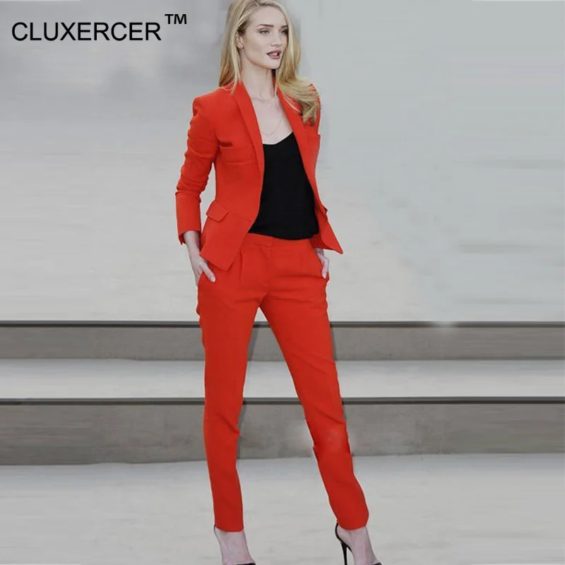 Aliexpress.com: Comprar Mujer Trajes Con Pantalones Slim