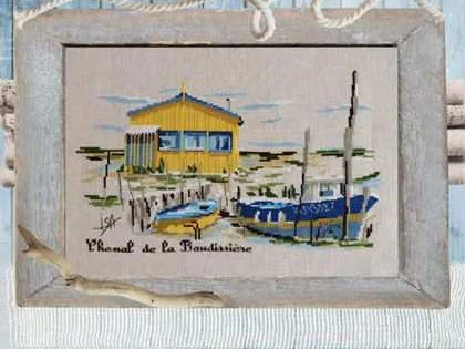 

Top Quality Beautiful Counted Cross Stitch Kit La Tite Cabane The Tite Cabin Boat Ship Vessel at Sea Harbour Isabelle