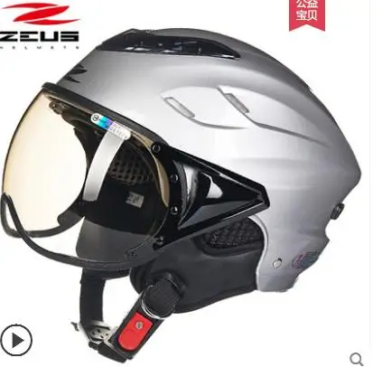 Супер светильник ZUES мотоциклетный шлем Capacete Da Motocicleta Cascos для мужчин и женщин мотоциклетный летний мотоциклетный шлем - Цвет: silver