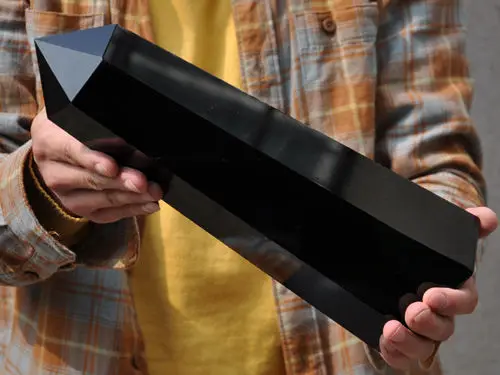 3725g Large Nature Black Obsidian Crystal Gemstone Point Healing 3725g Large Nature Black Obsidian Crystal Gemstone Point Healing