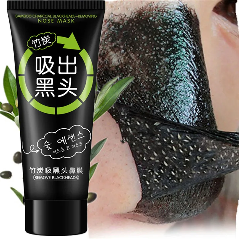 

Bamboo Charcoal Purifying Blackhead Exfoliating Facial Mask Deep Cleansing Mask Facial Treatment
