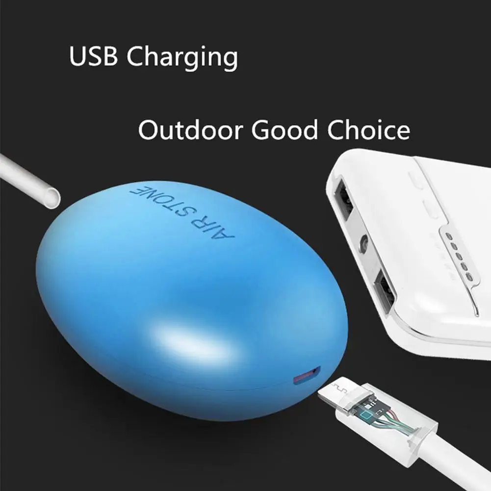 LanLan USB мини портативный аквариумный кислородный насос эффективный открытый