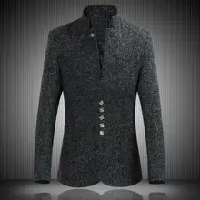 Весна и осень стоячий воротник маленький костюм мужской тонкий корейский мужской повседневный костюм молодой мужской одежды куртки размера плюс M-6XL