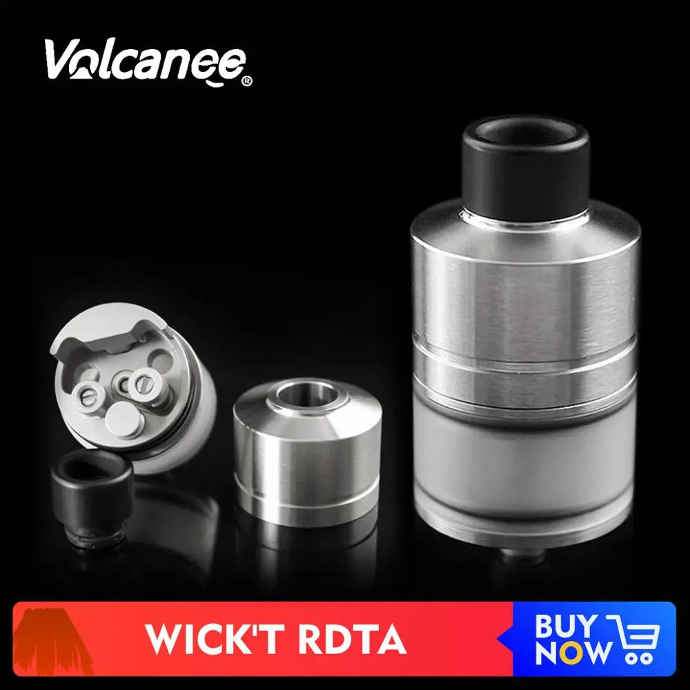 Volcanee SXK WICK'T RDTA 22 мм Диаметр Восстановленный капельный распылитель пей масляный бак для электронная сигарета вейп Танк Коробка мод против King