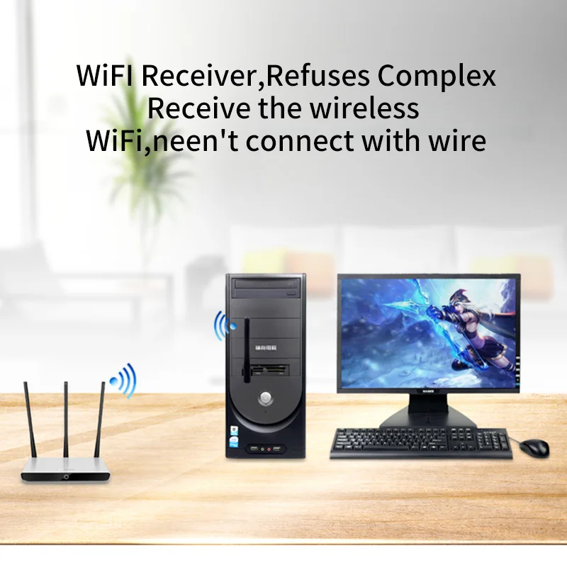 Cioswi WD-4508A Бесплатный драйвер Wifi адаптер антенны Интернет Ethernet 600 Мбит/с 2,0 Lan сетевая карта USB Поддержка Windows MAC OS