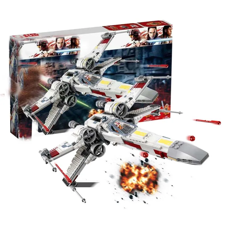 

Star Wars Figure X-Wing Starfighter Set Model Building Kits Blocks Bricks Toys For Children Compatible Legoing 75218
