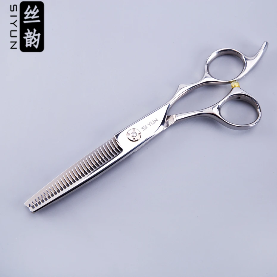 

SiYun brand JC60 series 6.0 size JP440C material,thinning type of professional hair scissors for barber