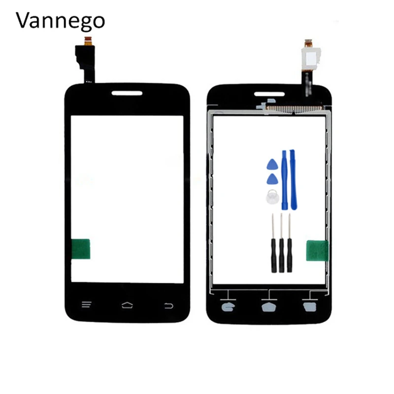 

Vannego Touch Panel For FLY IQ434 IQ 434 Touch Screen Digitizer Front Outer Front touch Glass Lens Sensor +tools free shipping