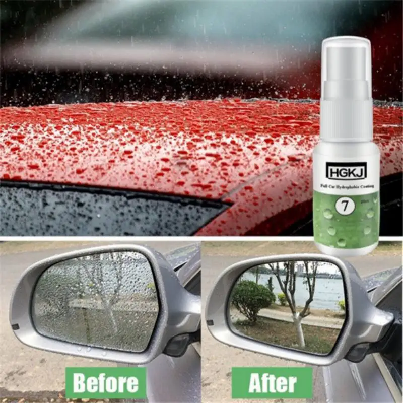 Полный автомобиль гидрофобное покрытие лобовое стекло краски водонепроницаемый непромокаемое защитное покрытие стекло краска спрей непромокаемый агент Авто А