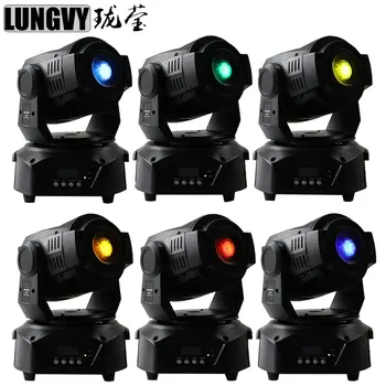 

Free Shipping 6pcs/Lot 90W Spots Light DMX 15 Channels Dj 8 Gobos Effect Stage Lights China Moving Head Light