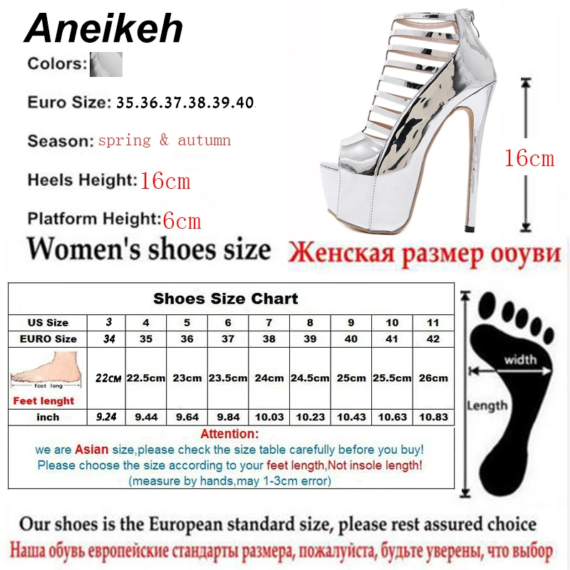 Женские босоножки с блестками Aneikeh вечерние гладиаторы на платформе и высоком