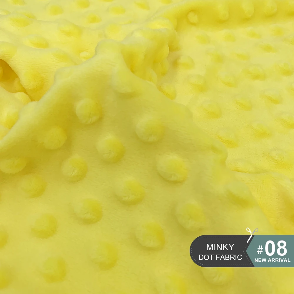 5 шт./лот детское одеяло Minky Dot ткань 45x45 см Экологически чистая Высококачественная бархатная ткань полиэстер Лоскутная плюшевая ткань