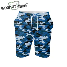 Красочные камуфляжные 3D пляжное платье с принтом шорты Модные мужские s бермуды Короткие мужские Homme карго шорты US размер Прямая поставка