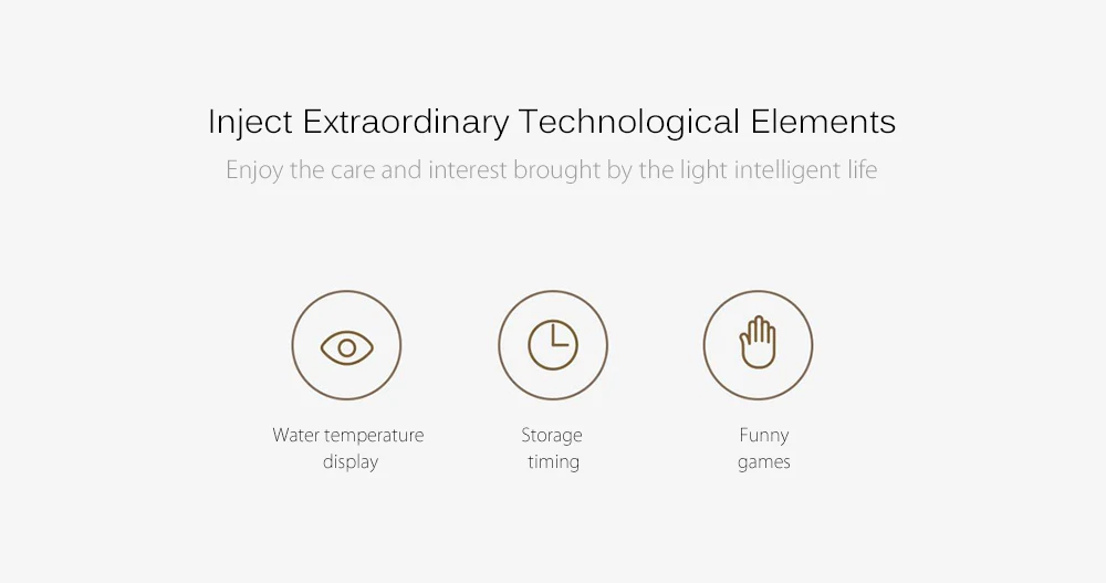 Xiaomi Simple Stainless Steel Intelligent Thermal Vacuum Water Bottle from xiaomi youpin