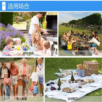 

High quality outdoor camping pot portable combination pot jacket pot barbecue pot 1-3 people