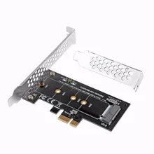 PCI-E 3,0×4 для M.2 Накопитель SSD с протоколом NVME NGFF Pcie M2 переходная карта адаптер Поддержка PCI Express 3,0×4 2230-2280 Размеры m.2 NVME