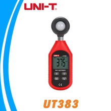 Uni-t UT383 Цифровой Люксметр измеритель освещенности Lux/FC измерительный прибор люменометр фотометр Мини Портативный люксметр, фотометр 200000 люкс