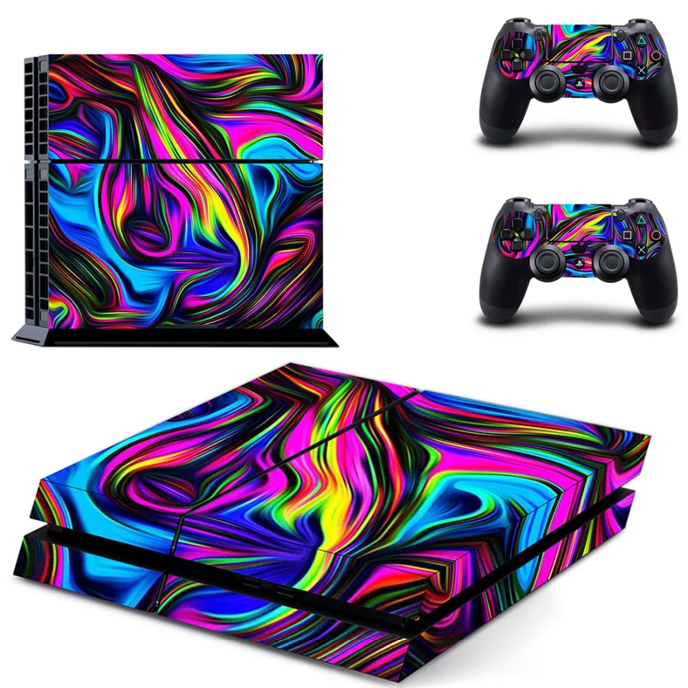 Colorful Sticker Vinyl Skins Covers Decal Wrap For Sony Playstation 4