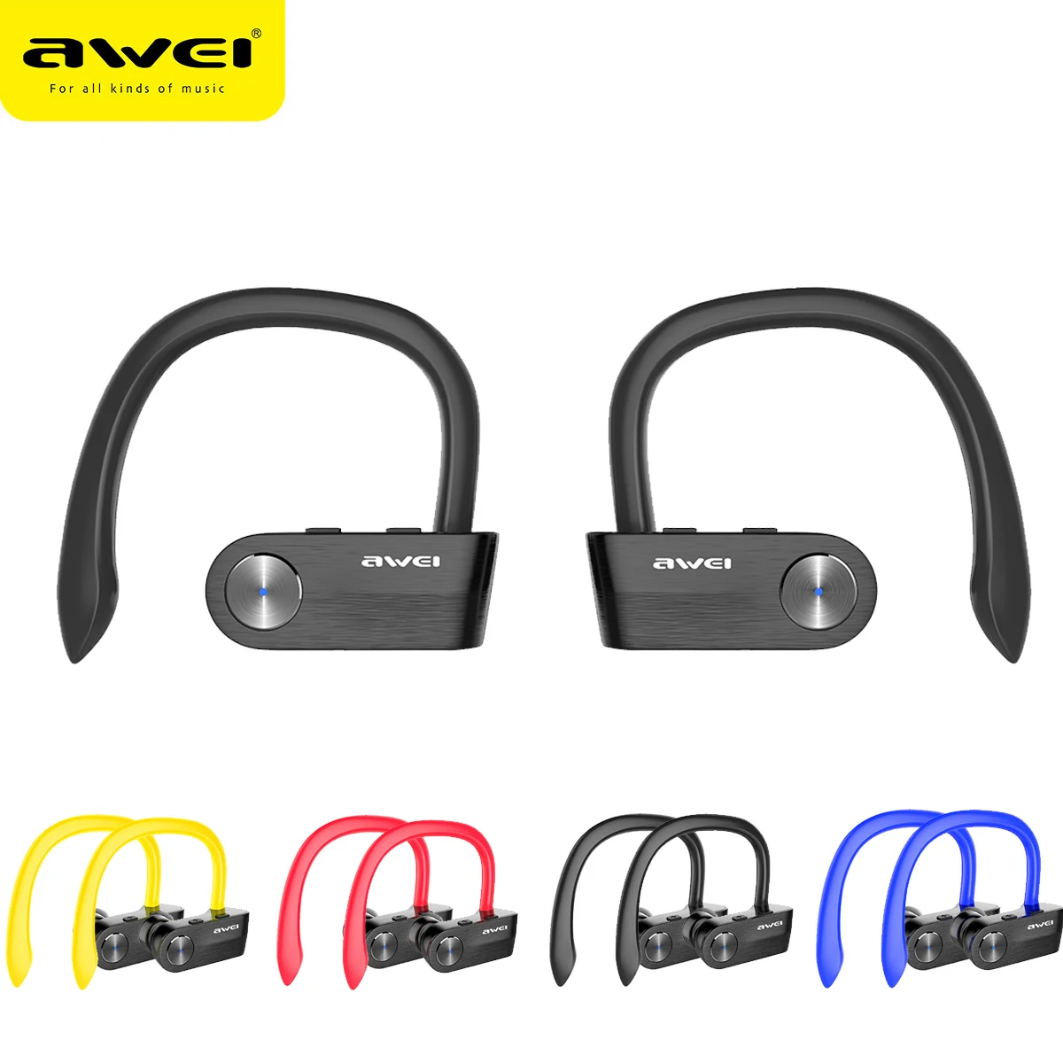 

AWEI T2 Wireless Bluetooth Earphone TWS Stereo V4.2 Headset Cordless Ecouteur For Phone Auriculares With Microphone Bluetooth