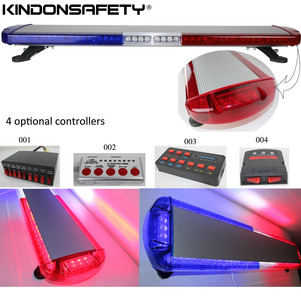 Free shipping! High quality 3W LED Warning Lightbar strobe truck light