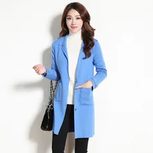 New cashmere cardigan sweater big yards womens knitting cardigan sweaters Female han edition coat ladies wool coat