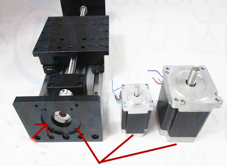 

GX155*150 1605 Sliding Table effective stroke 1000mm Guide Rail XYZ axis Linear motion+1pc nema 23 stepper motor double block